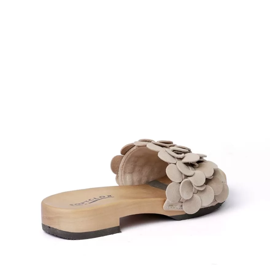 Mules<SOFTCLIX Bella Cashmere Taupe (Hazelnut)