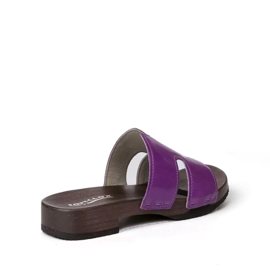 Mules<SOFTCLIX Blida Lacquer Purple (Dark)