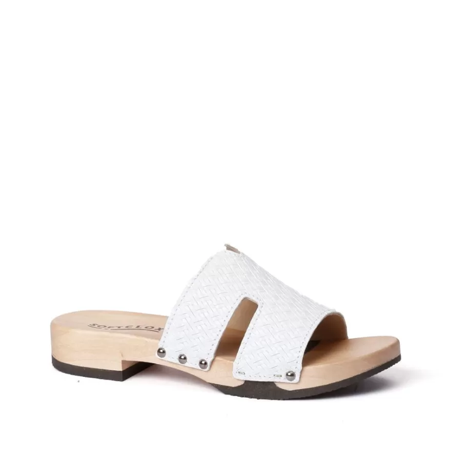 Mules<SOFTCLIX Blida Twist Bianco (Hazelnut)