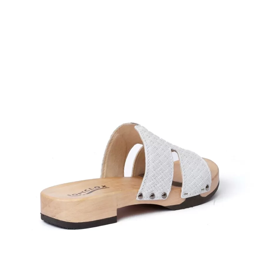 Mules<SOFTCLIX Blida Twist Bianco (Hazelnut)