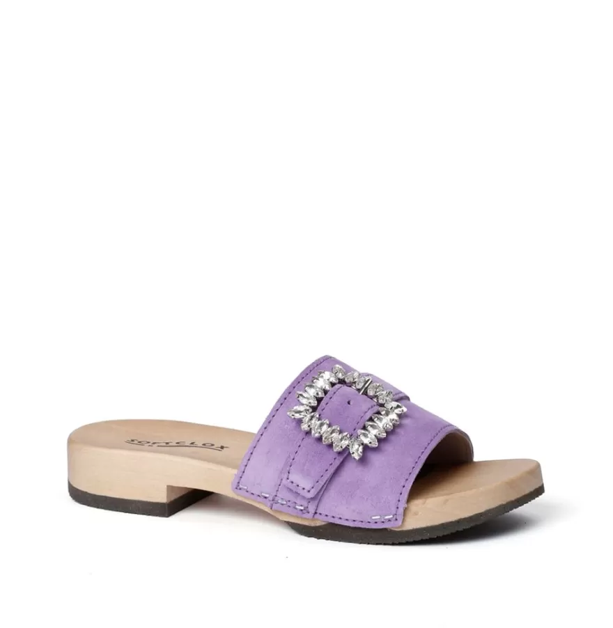 Mules<SOFTCLIX Blomma Cashmere Violet (Hazelnut)