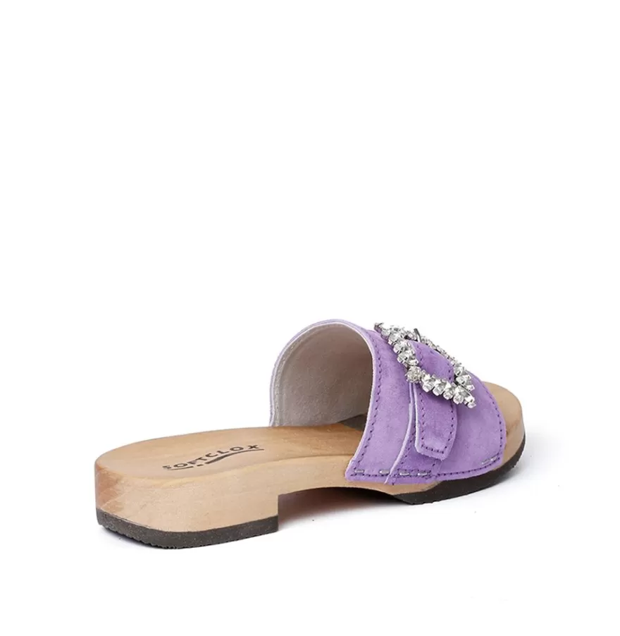 Mules<SOFTCLIX Blomma Cashmere Violet (Hazelnut)