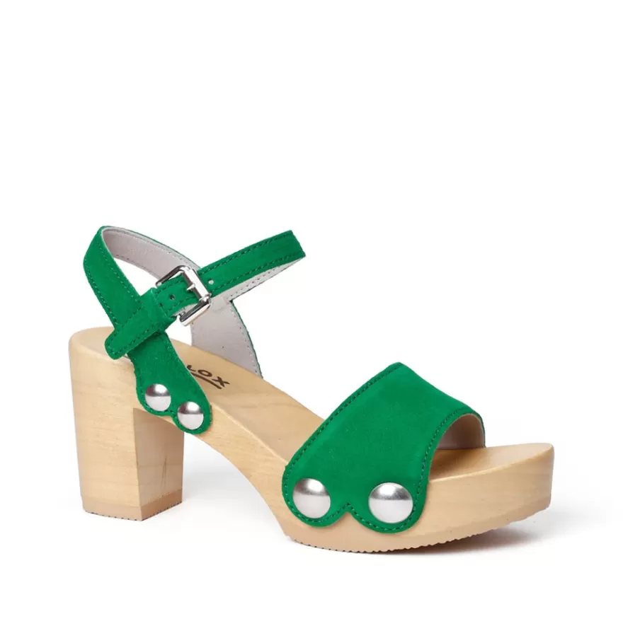 Sandals<SOFTCLIX Eilyn Cashmere Fashiongreen (Nature)