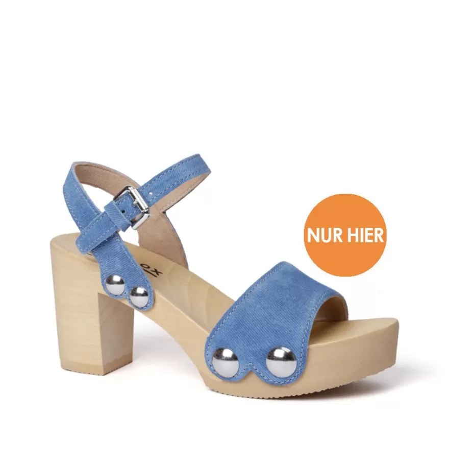 Sandals<SOFTCLIX Eilyn Jeanslook Blue (Nature)