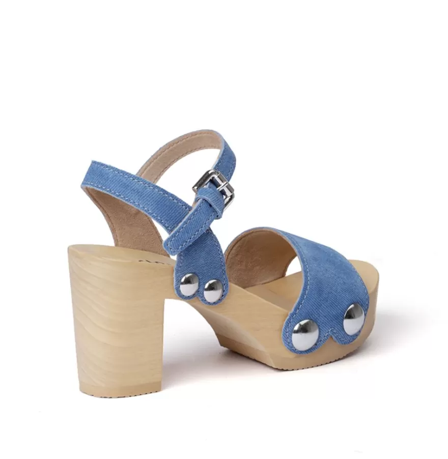 Sandals<SOFTCLIX Eilyn Jeanslook Blue (Nature)