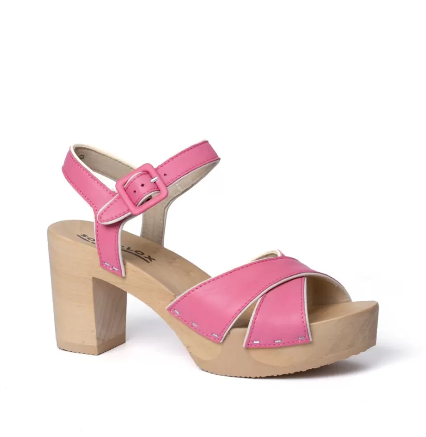 Sandals<SOFTCLIX Ellis Nappa Bubblegum (Nature)