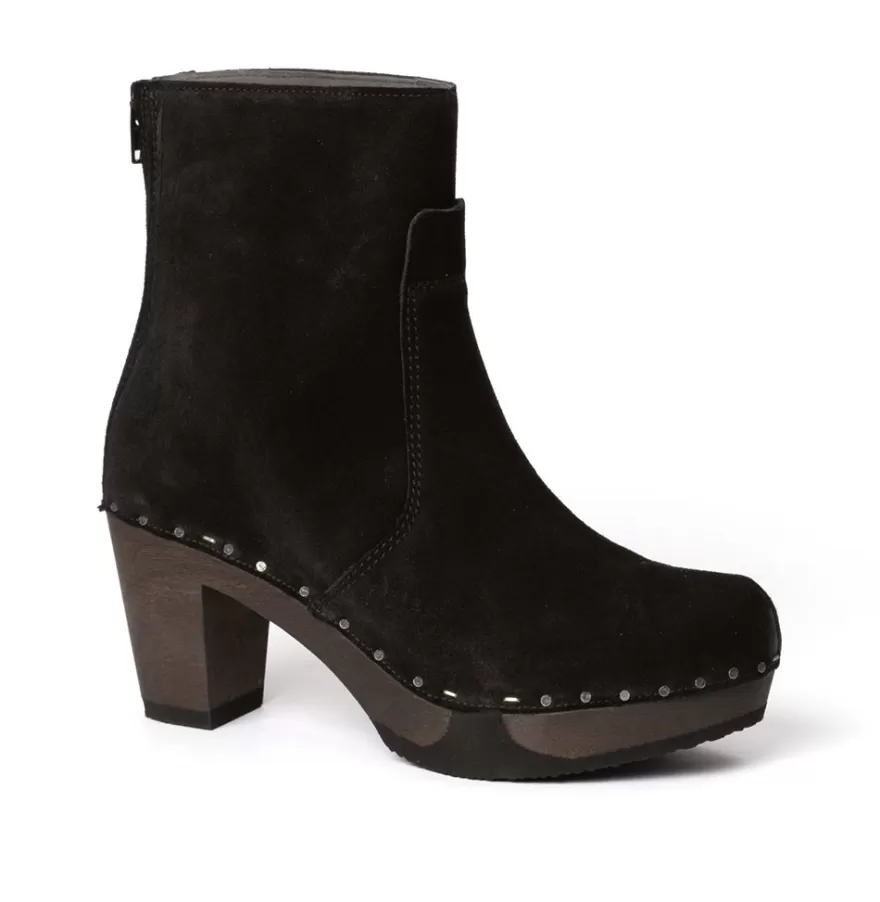 Booties<SOFTCLIX Franka Cashmere Black (Dark)