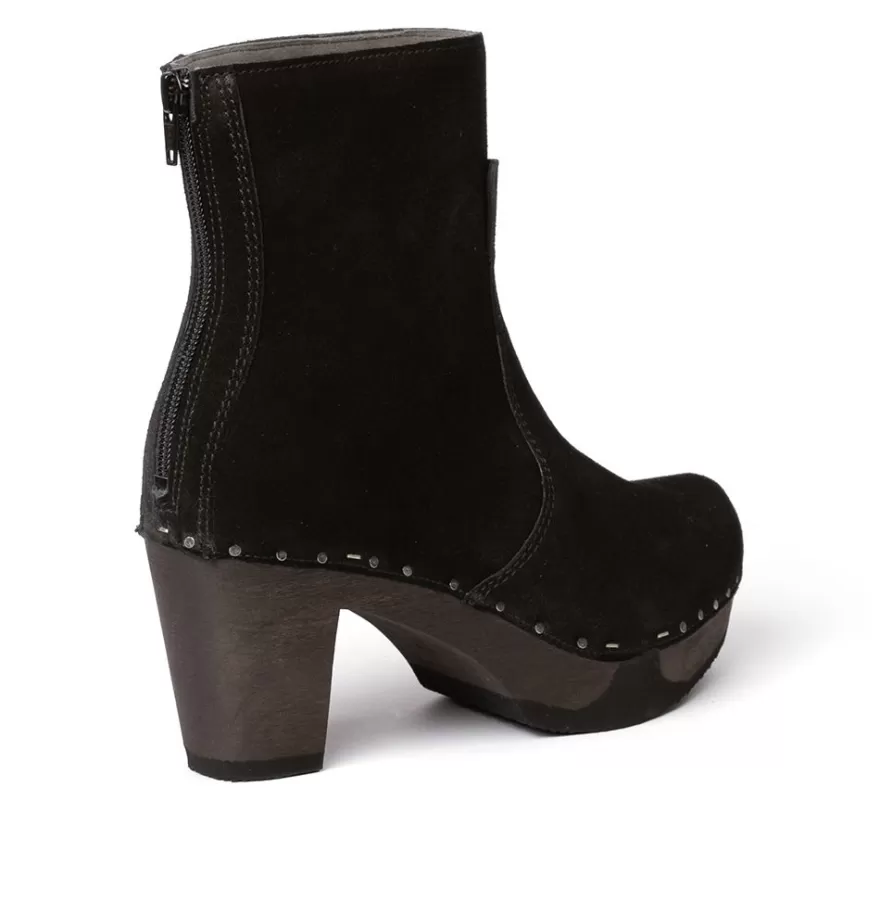 Booties<SOFTCLIX Franka Cashmere Black (Dark)