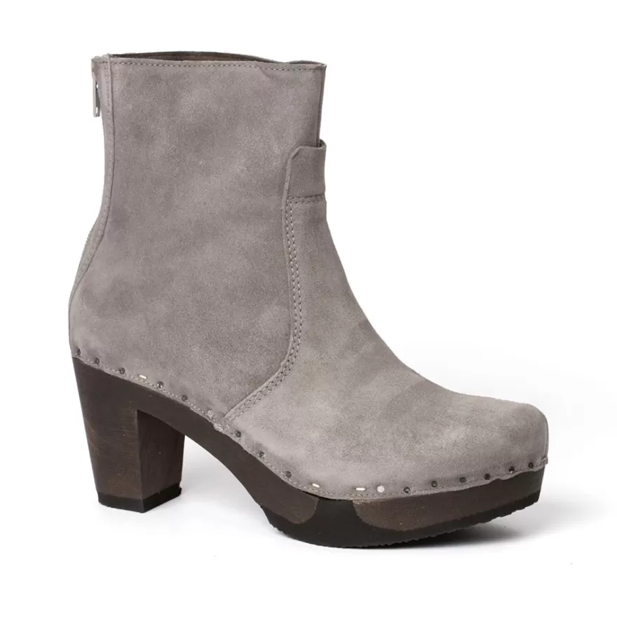 Booties<SOFTCLIX Franka Cashmere Grey (Dark)