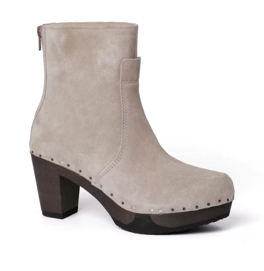 Booties<SOFTCLIX Franka Cashmere Taupe (Dark)