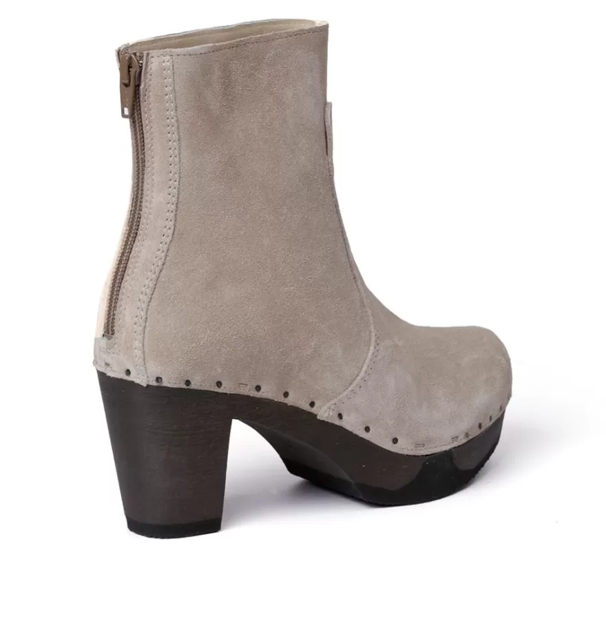 Booties<SOFTCLIX Franka Cashmere Taupe (Dark)