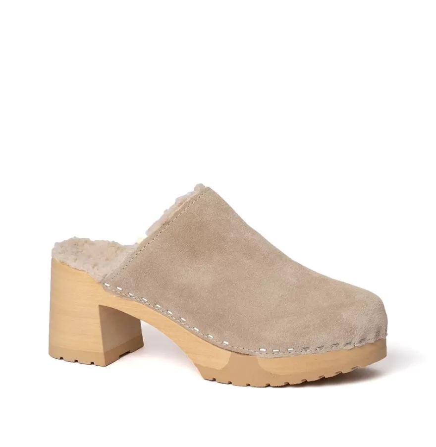 Clogs<SOFTCLIX Hanja Cashmere/Plush Taupe/Taupe (Nature)