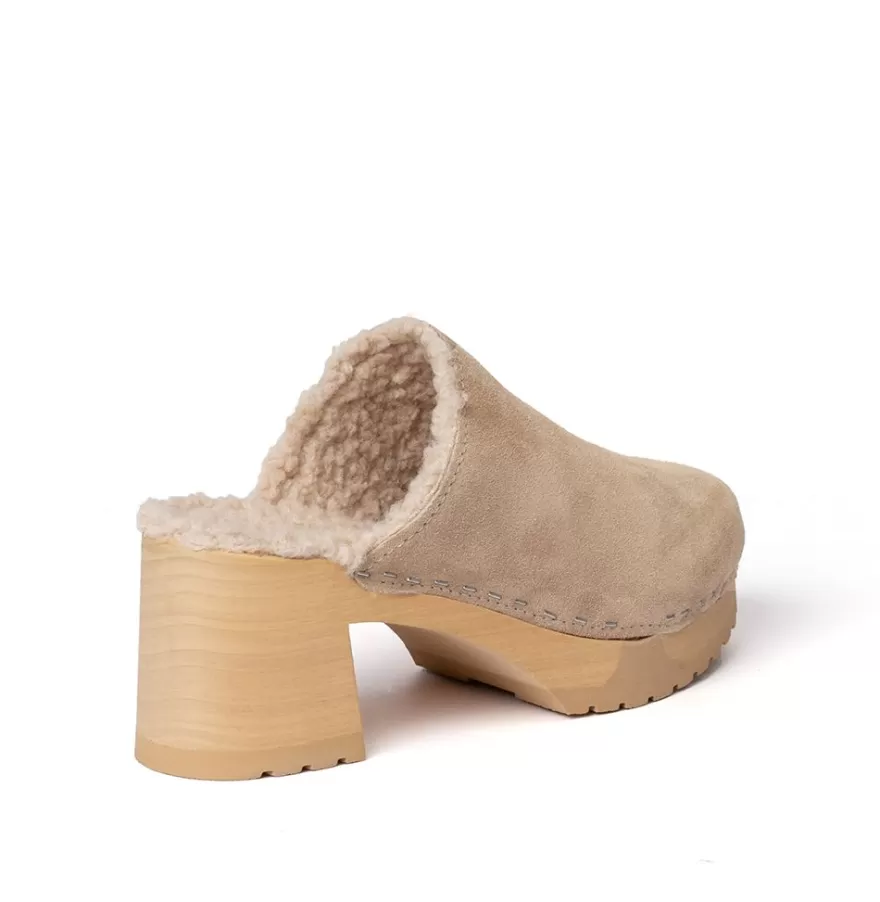 Clogs<SOFTCLIX Hanja Cashmere/Plush Taupe/Taupe (Nature)