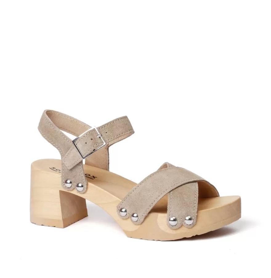 Sandals<SOFTCLIX Hanka Cashmere Taupe (Nature)