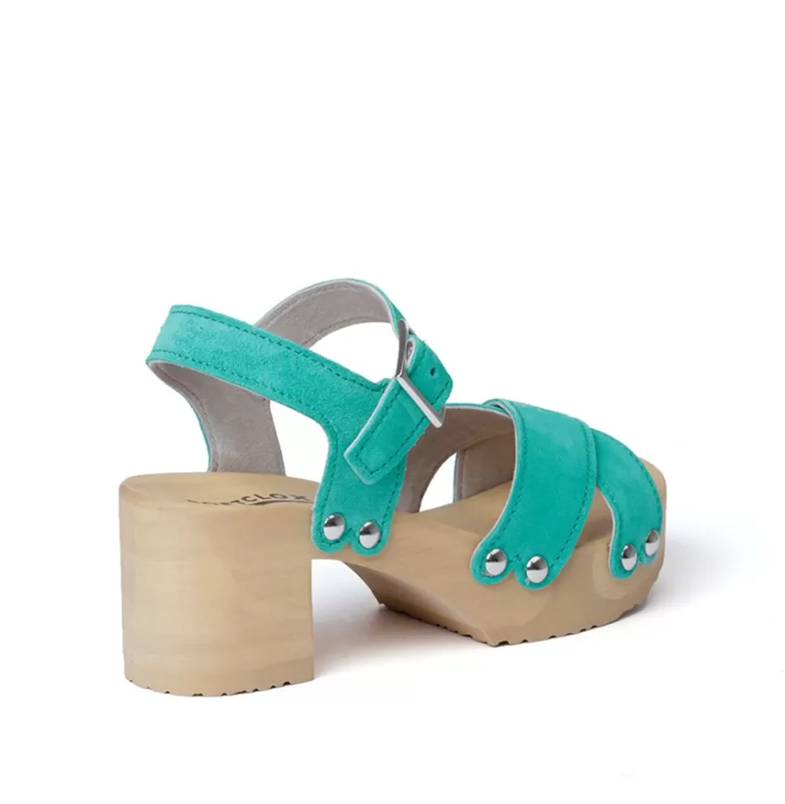 Sandals<SOFTCLIX Hanka Cashmere Turquoise (Nature)