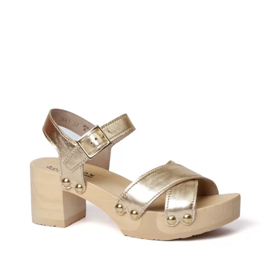 Sandals<SOFTCLIX Hanka Perlato Gold (Nature)