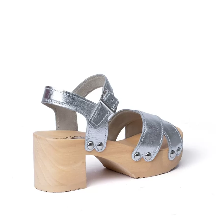 Sandals<SOFTCLIX Hanka Perlato Silver (Nature)