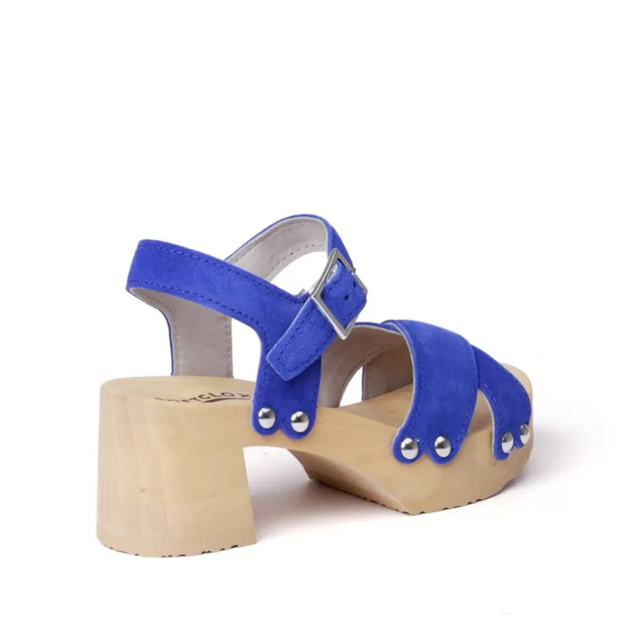 Sandals<SOFTCLIX Hanne Cashmere Blue Orchid (Nature)