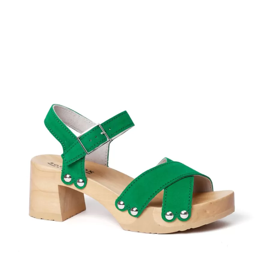 Sandals<SOFTCLIX Hanne Cashmere Fashiongreen (Nature)