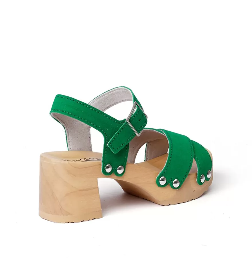 Sandals<SOFTCLIX Hanne Cashmere Fashiongreen (Nature)