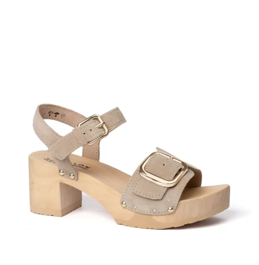 Sandals<SOFTCLIX Harriet Cashmere Taupe (Nature)