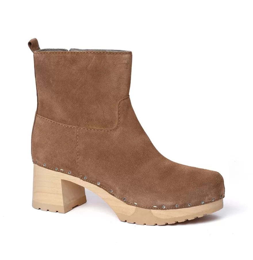 Booties<SOFTCLIX Hazel Cashmere Whiskey (Nature)