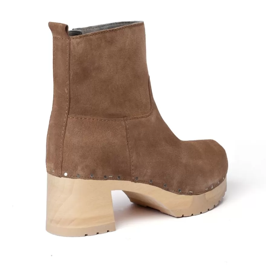 Booties<SOFTCLIX Hazel Cashmere Whiskey (Nature)