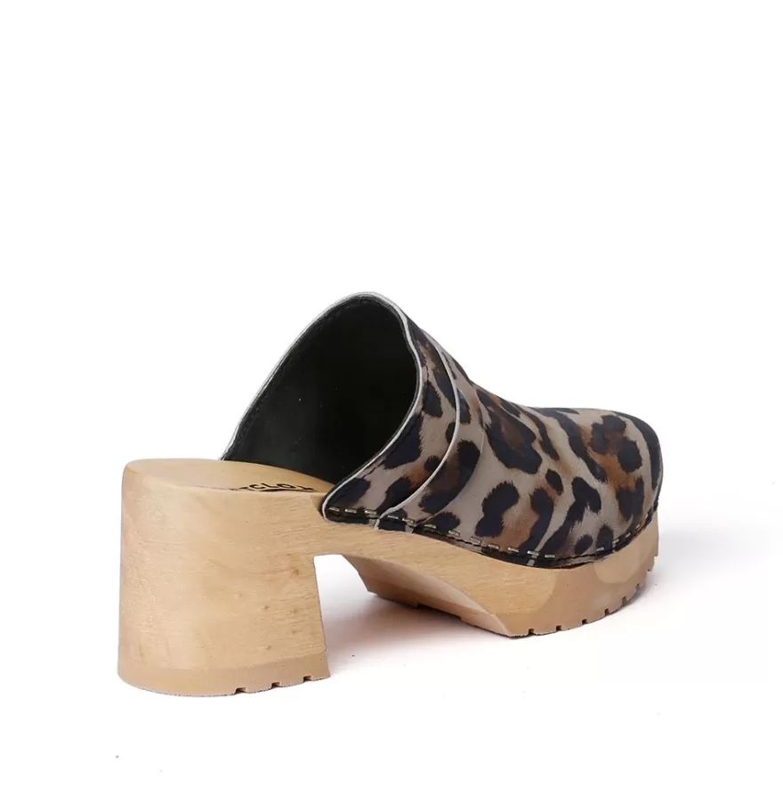 Clogs<SOFTCLIX Henja Animalprint Jaguar (Nature)