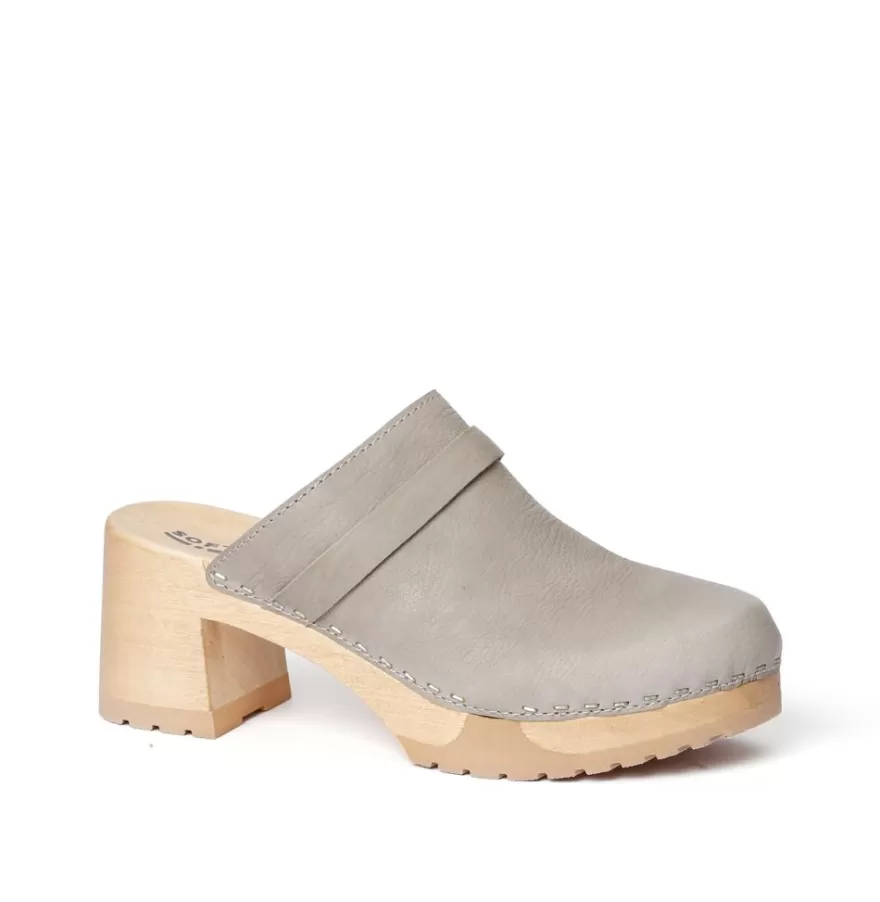 Clogs<SOFTCLIX Henja Buttero Olive Grey (Nature)