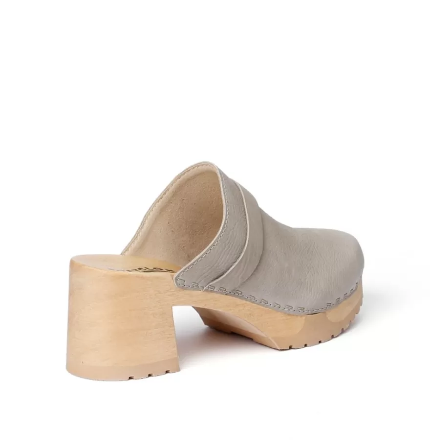 Clogs<SOFTCLIX Henja Buttero Olive Grey (Nature)