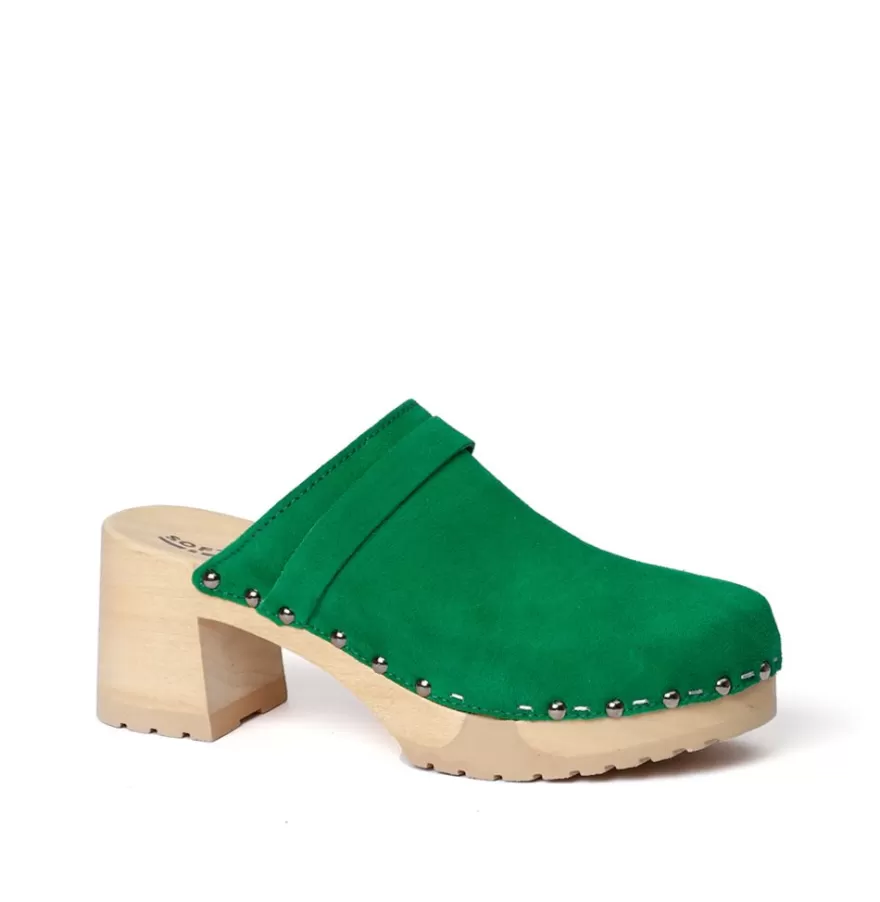 Clogs<SOFTCLIX Henja Cashmere Fashiongreen (Nature)