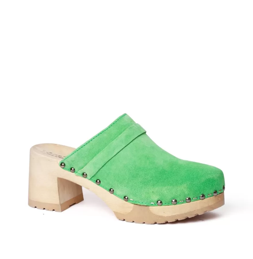 Clogs<SOFTCLIX Henja Cashmere Green (Nature)