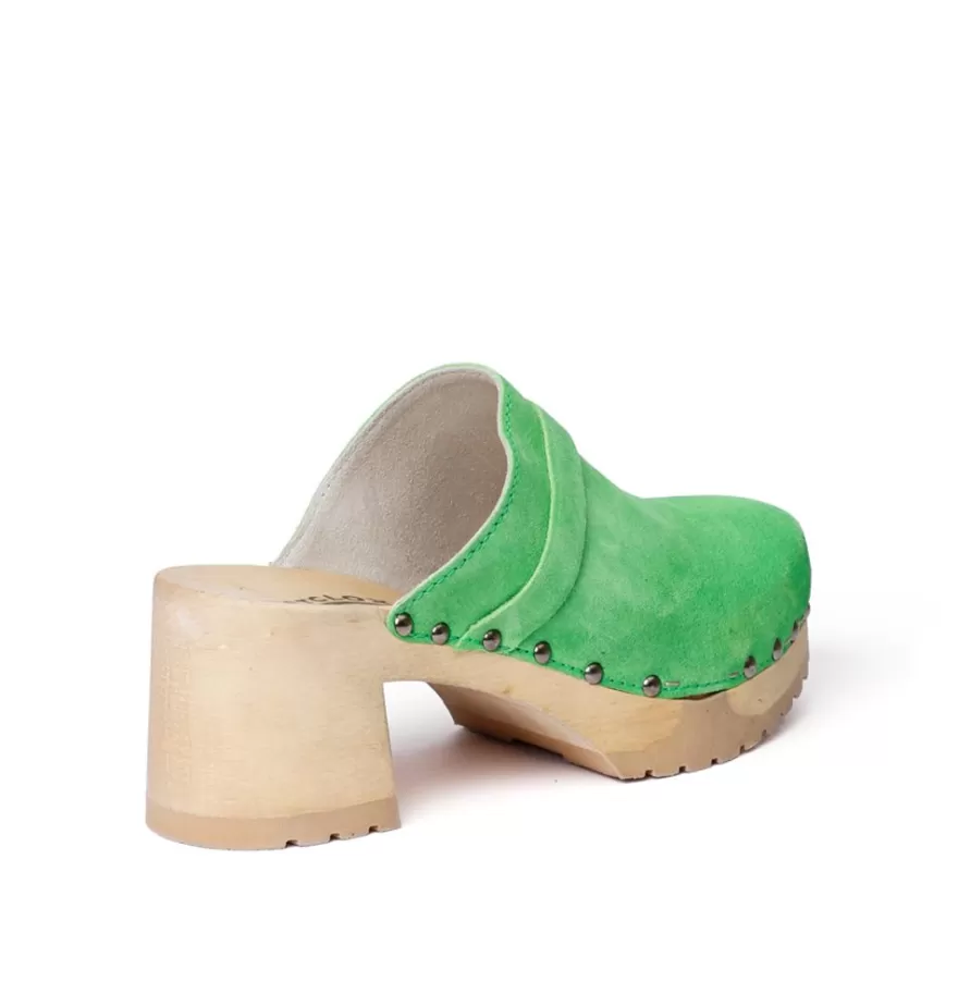 Clogs<SOFTCLIX Henja Cashmere Green (Nature)