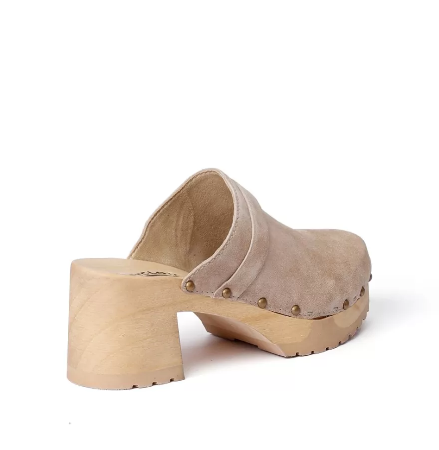 Clogs<SOFTCLIX Henja Cashmere Taupe (Nature)