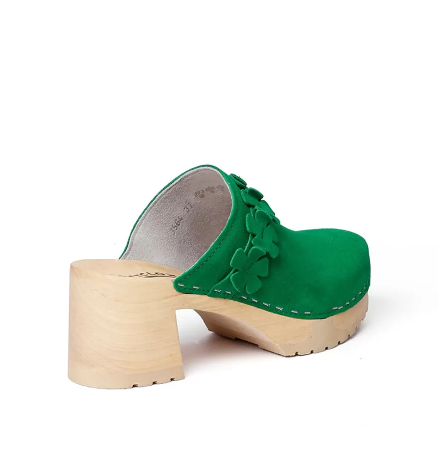 Clogs<SOFTCLIX Hermine Cashmere Fashiongreen (Nature)