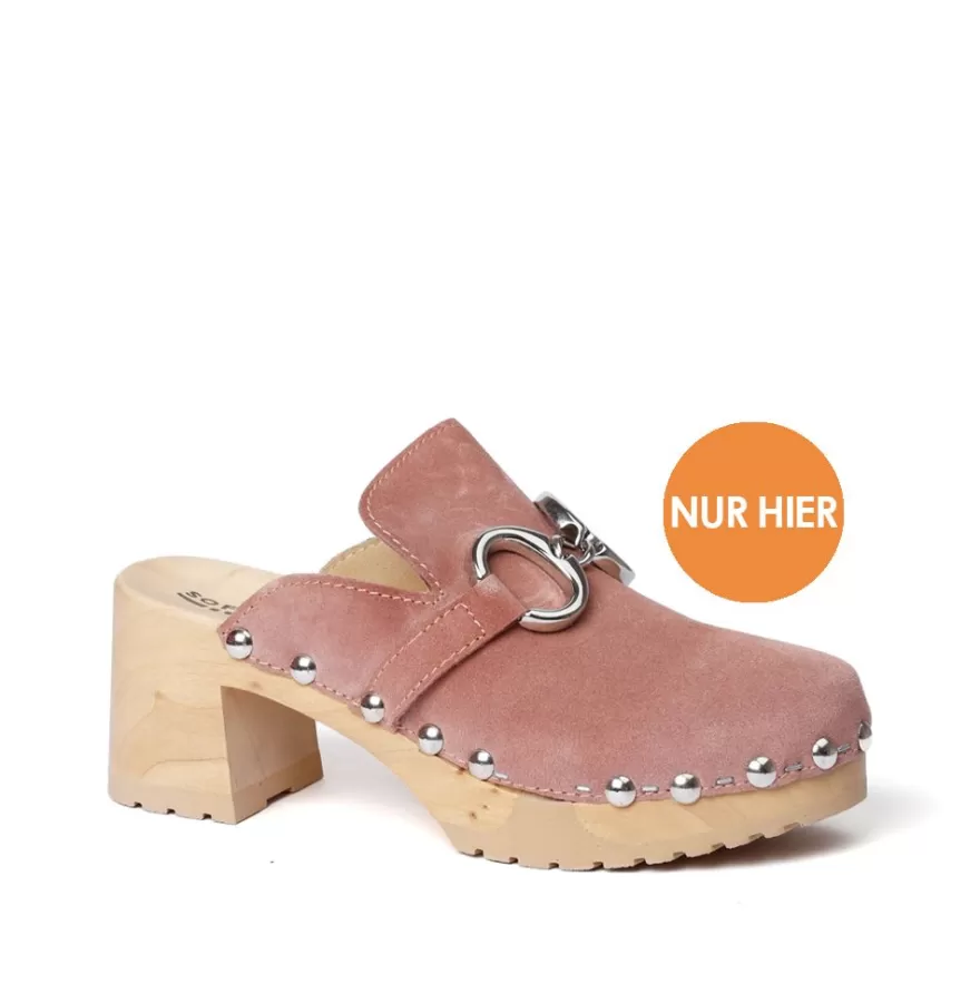 Clogs<SOFTCLIX Hira Cashmere Rose (Nature)