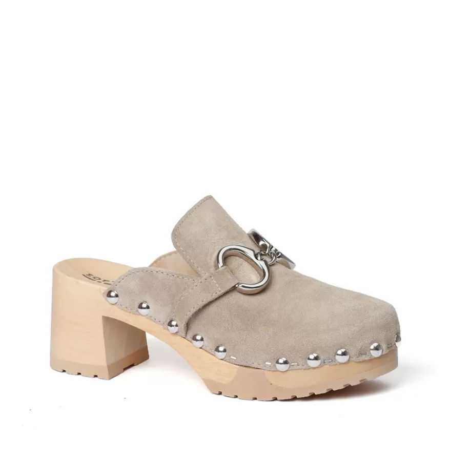 Clogs<SOFTCLIX Hira Cashmere Taupe (Nature)