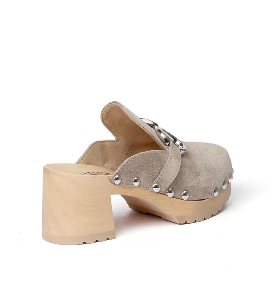 Clogs<SOFTCLIX Hira Cashmere Taupe (Nature)