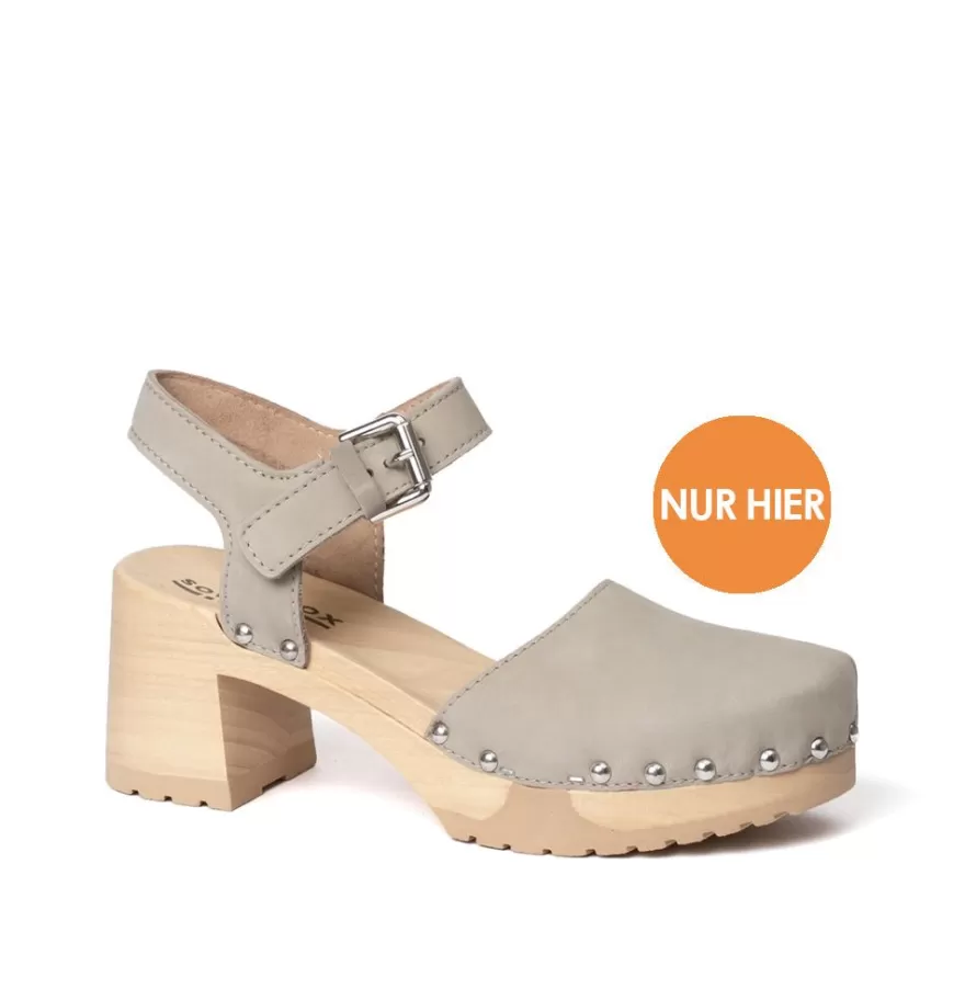 Sandals<SOFTCLIX Hope Buttero Olivgrey (Nature)