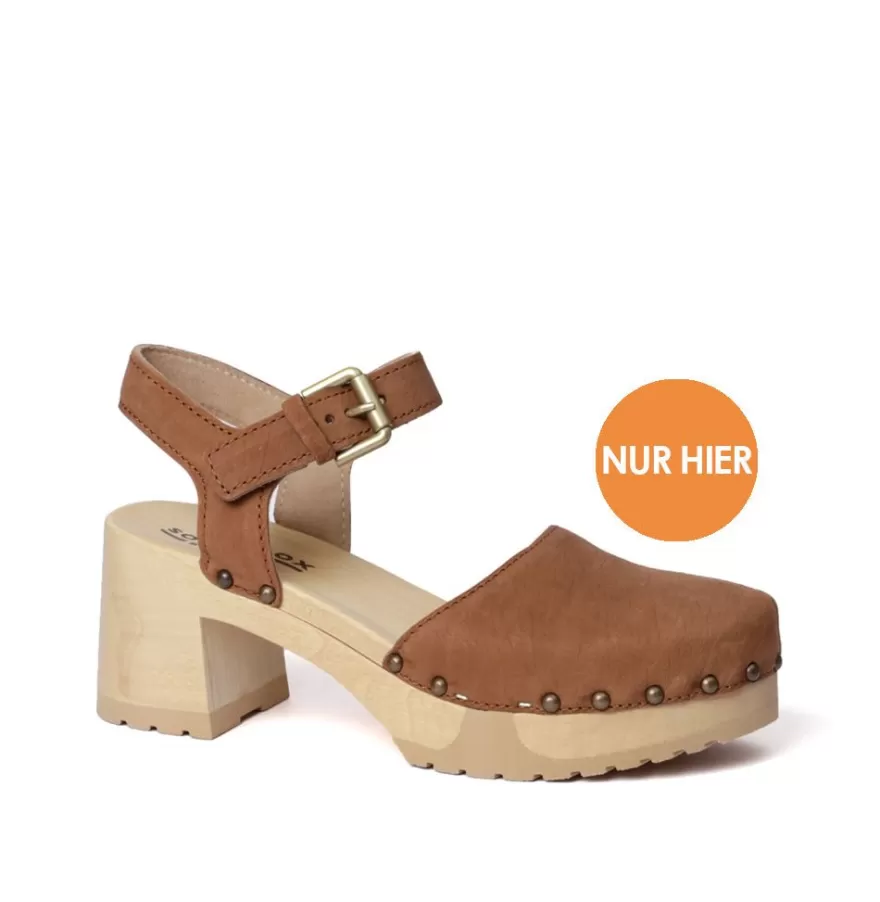 Sandals<SOFTCLIX Hope Naturee Nappa Cognac (Nature)