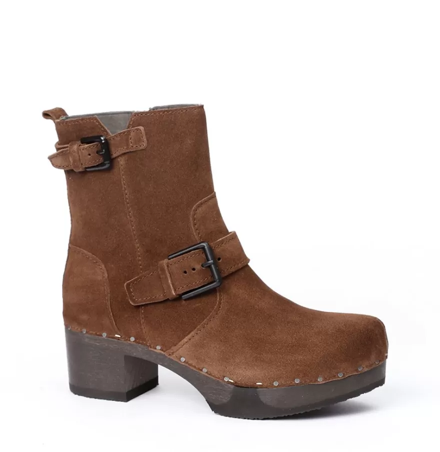 Booties<SOFTCLIX Jacklyn Cashmere Brandy