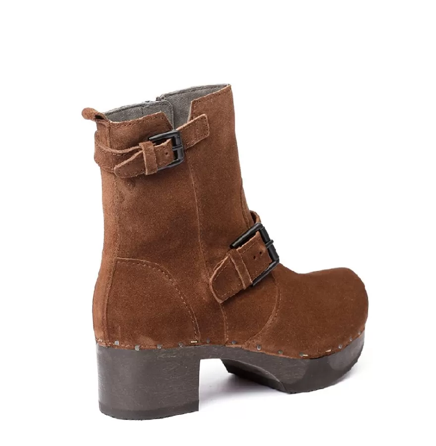 Booties<SOFTCLIX Jacklyn Cashmere Brandy