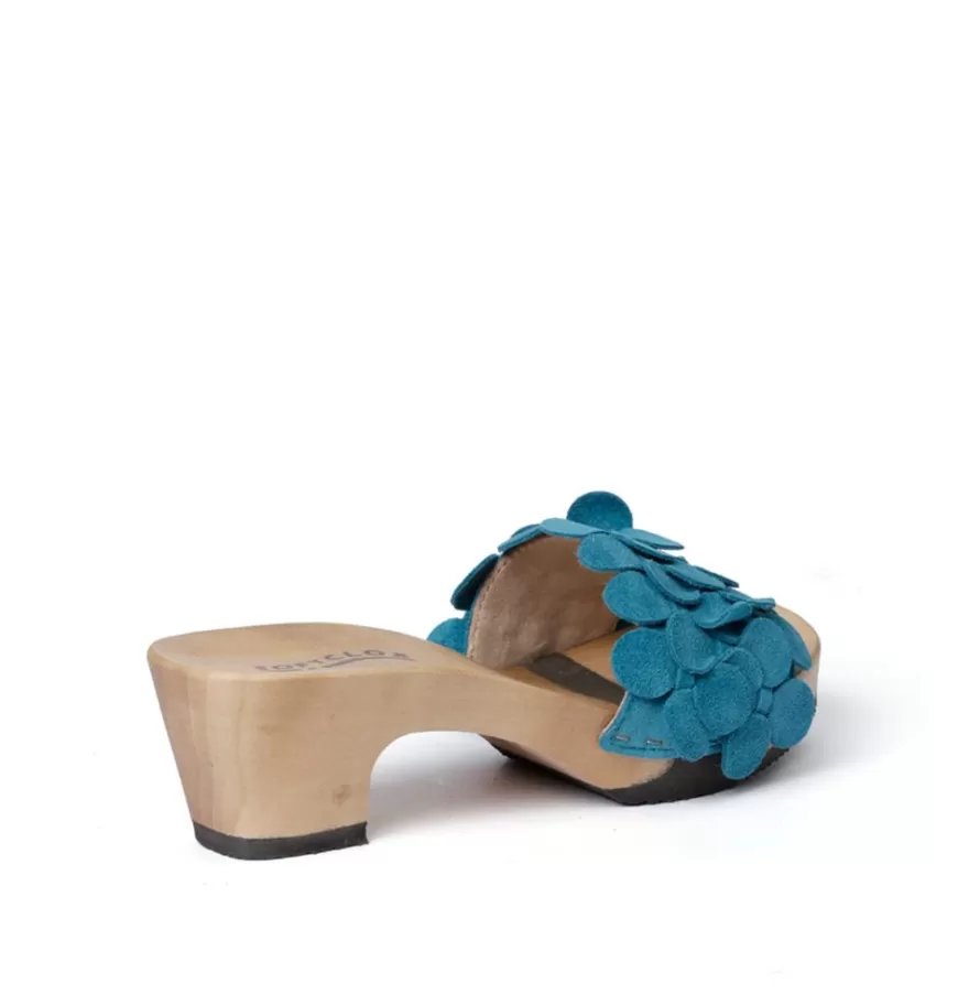 Mules<SOFTCLIX Kamilla Cashmere Pacificgreen (Hazelnut)