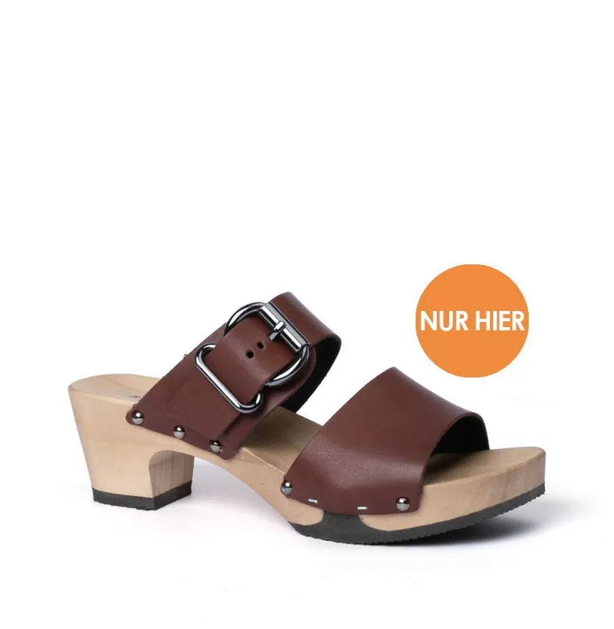 Sandals<SOFTCLIX Katja Softnappa Moro (Hazelnut)