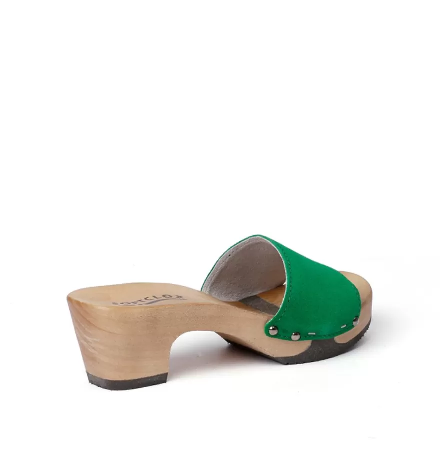 Mules<SOFTCLIX Kelly Cashmere Fashiongreen (Hazelnut)