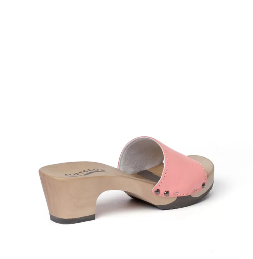 Mules<SOFTCLIX Kelly Nappa Peach (Hazelnut)