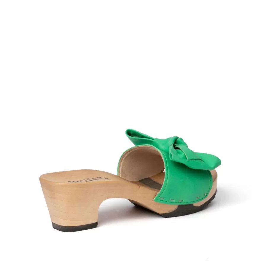 Mules<SOFTCLIX Klarissa Nappa Jade Green (Hazelnut)