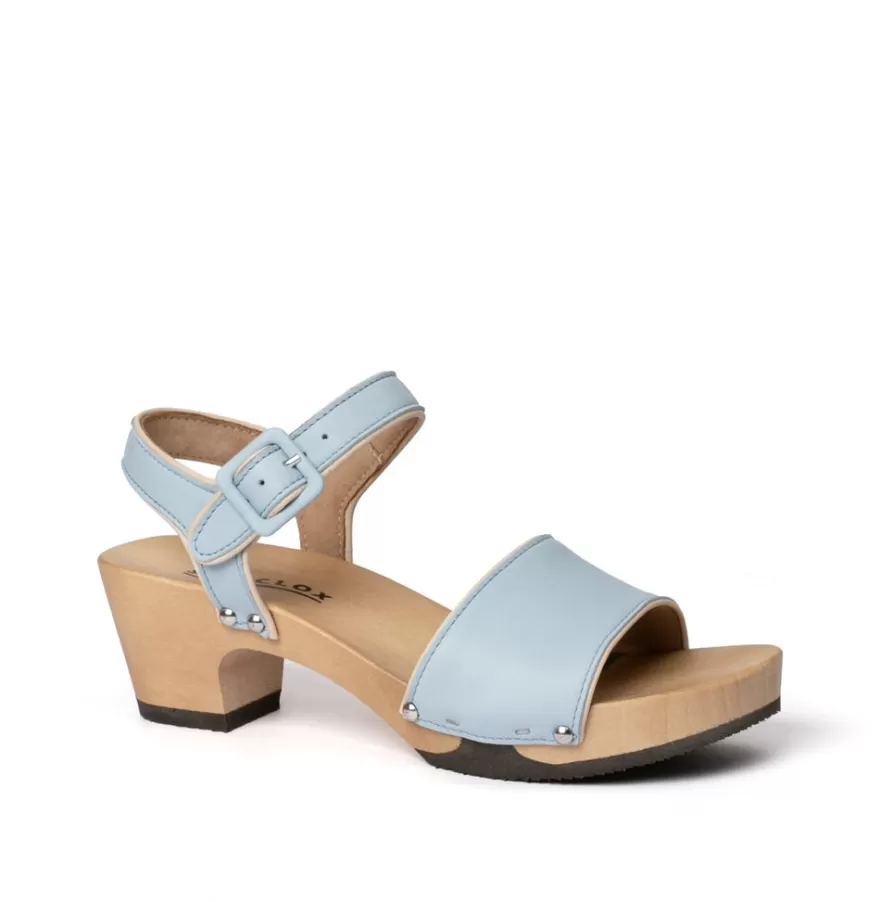 Sandals<SOFTCLIX Kyra Nappa Powder Blue (Hazelnut)