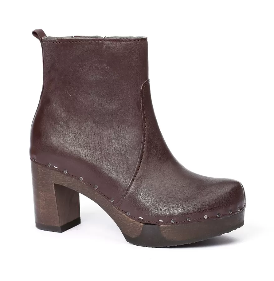 Booties<SOFTCLIX Loretta Washed Nappa Moro