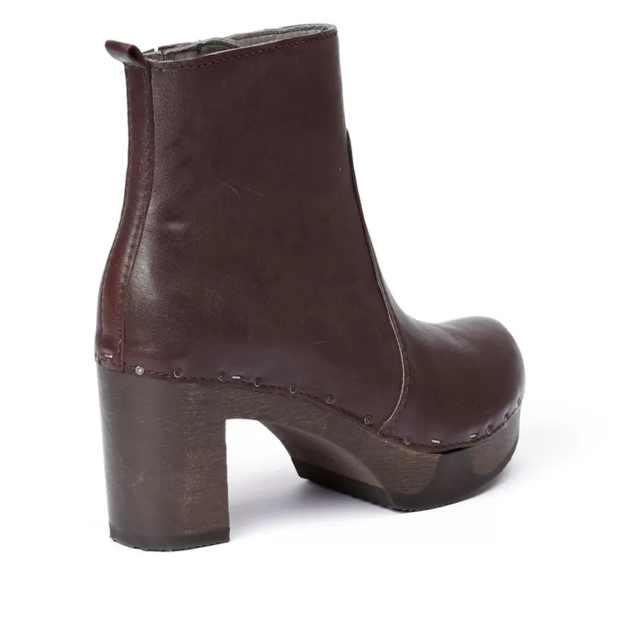 Booties<SOFTCLIX Loretta Washed Nappa Moro